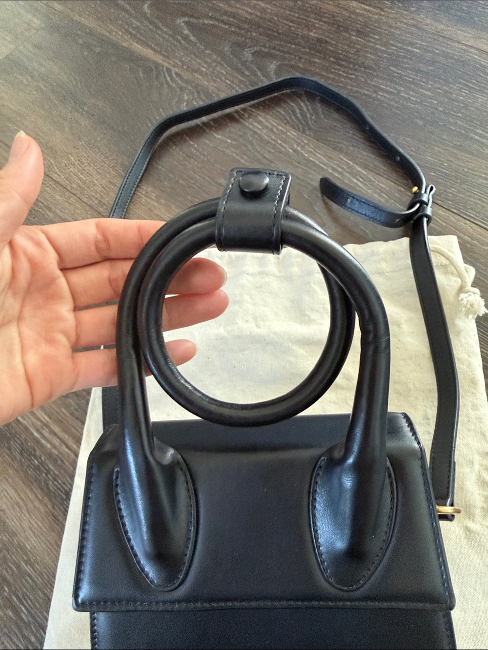 Jacquemus Black Le Chiquito Mini Top-Handle Bag - Picture 3 of 9